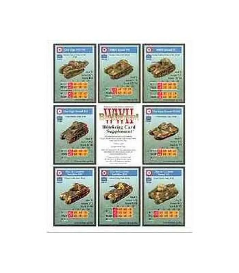 Battlefront: Blitzkrieg Card Supplement (Inglés)