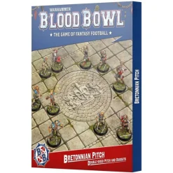 Blood Bowl: Bretonnian Pitch Double-Sided Pitch and Dugouts