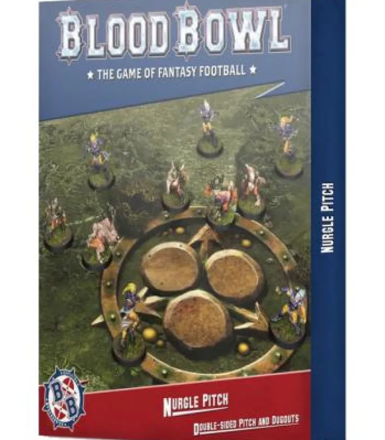 Blood Bowl: Nurgle Pitch Double-Sided Pitch and Dugouts