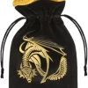 Bolsa Q-Workshop: Dragon (Black & Golden Velour)