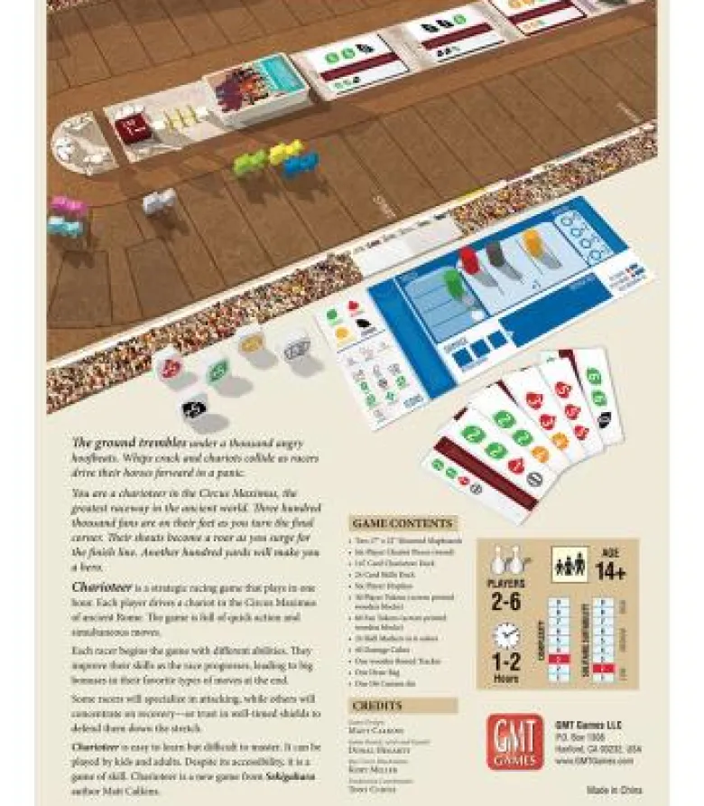 Charioteer: Race for Glory in Ancient Rome (Inglés)