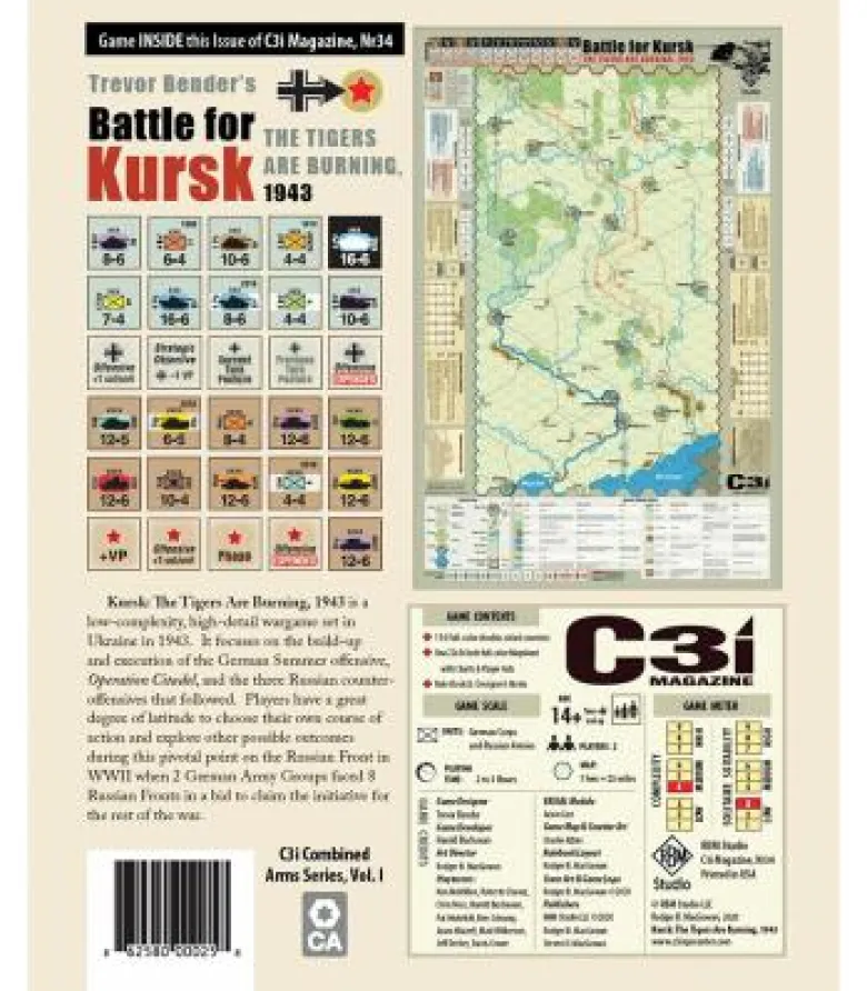 C3i Magazine 34: Battle for Kursk 1943 (Inglés)