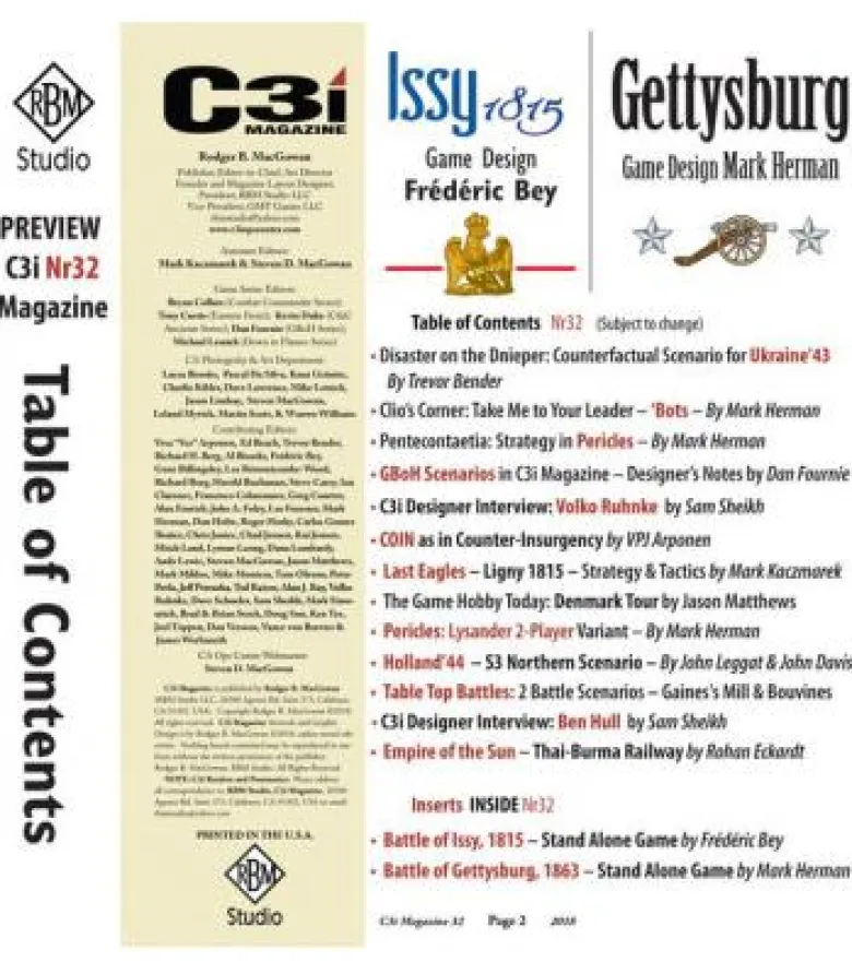C3i Magazine 32: Battle of Issy 1815 (Inglés)
