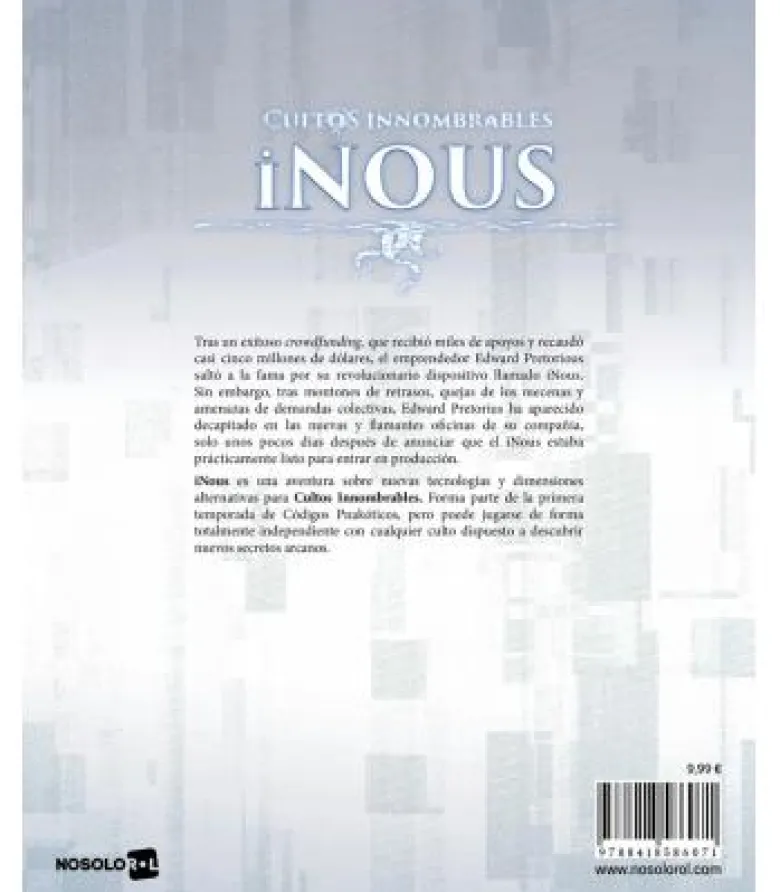 Cultos Innombrables: iNous (Códigos Pnakóticos 1.2)