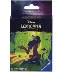 Disney Lorcana: Azurite Sea - Standard Matte Card Sleeves (Scar: Vengeful Lion)