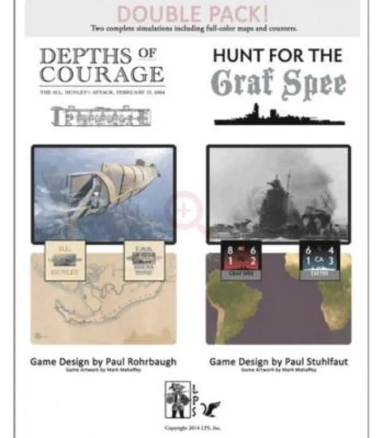 Double Pack! Depths of Courage + Hunt of the Graf Spee (Inglés)