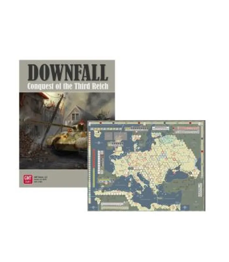 Downfall: Conquest of the Third Reich - Mounted Map +3" Box