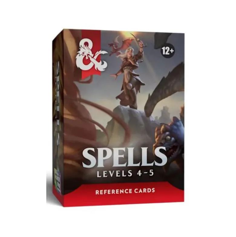 Dungeons & Dragons - Reference Cards: Spells (Levels 4-5)