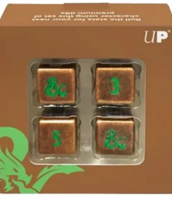 Dungeons & Dragons: Ultra Pro 4x Dice Set (Heavy Metal Fall 21 D6)