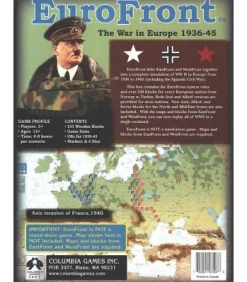 EuroFront: The War in Europe, 1936-45 (2nd Edition) (Inglés)