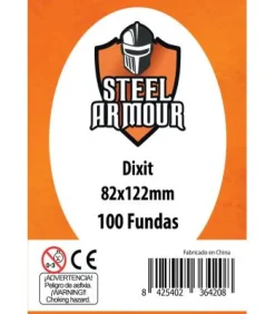 Fundas Steel Armour (80x120mm) Dixit (100) - Exterior 82x122mm