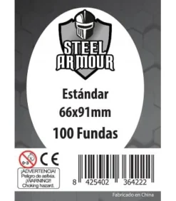 Fundas Steel Armour (63,5x88mm) Estándar (100) - Exterior 66x91mm