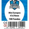 Fundas Steel Armour (45x68mm) Mini Euro (100) - Exterior 47x70mm