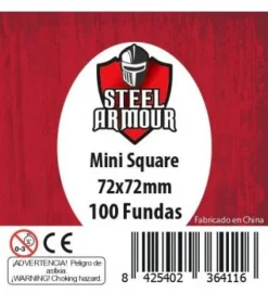 Fundas Steel Armour (70x70mm) Mini Square (100) - Exterior 72x72mm