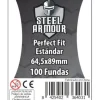 Fundas Steel Armour (64,5x89mm) Perfect Fit Estándar (100)