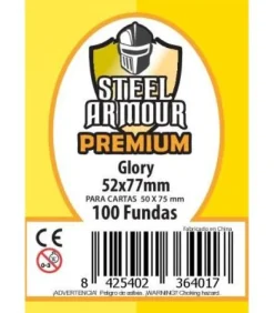 Fundas Steel Armour (50x75mm) PREMIUM Glory (100) - Exterior 52x77mm
