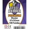 Fundas Steel Armour (65x100mm) PREMIUM Wonder (100) - Exterior 67x102mm