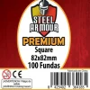 Fundas Steel Armour (80x80mm) PREMIUM Square (100) - Exterior 82x82mm