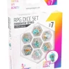 Gamegenic: Green Skull RPG Dice Set (7pcs)