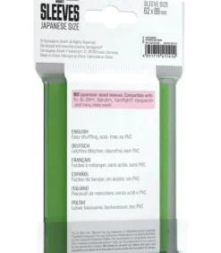 Gamegenic: Just Sleeves Japanese Size (62x89mm) (Verde) (60)