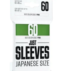 Gamegenic: Just Sleeves Japanese Size (62x89mm) (Verde) (60)