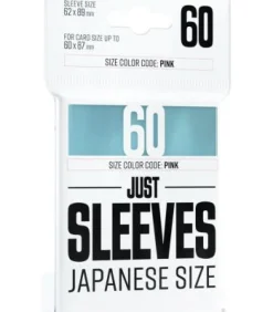 Gamegenic: Just Sleeves Japanese Size (62x89mm) (Clear) (60)