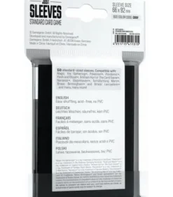Gamegenic: Just Sleeves Standard (66x92mm) (Negro) (50)