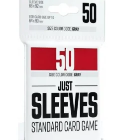 Gamegenic: Just Sleeves Standard (66x92mm) (Rojo) (50)