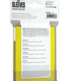 Gamegenic: Just Sleeves Standard (66x92mm) (Amarillo) (50)