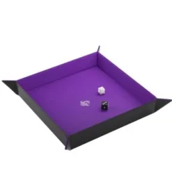 Gamegenic: Magnetic Dice Tray Square (Negro/Lila)