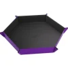 Gamegenic: Magnetic Dice Tray Hexagonal (Negro/Lila)