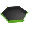 Gamegenic: Magnetic Dice Tray Hexagonal (Negro/Verde)