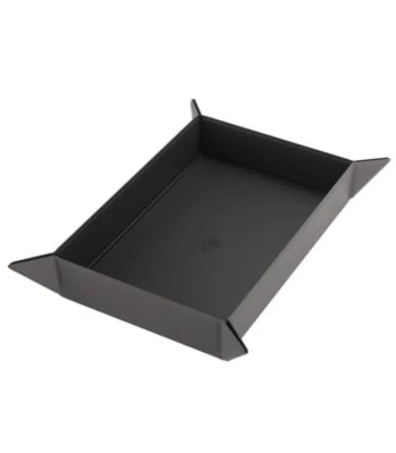 Gamegenic: Magnetic Dice Tray Rectangular (Negro/Gris)