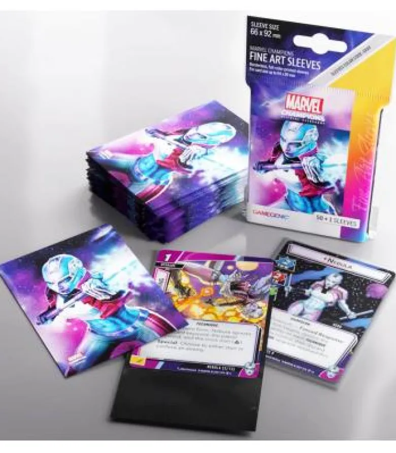 20 - Gamegenic: Marvel Champions Art Sleeves 66x92mm (50) (Nebula)