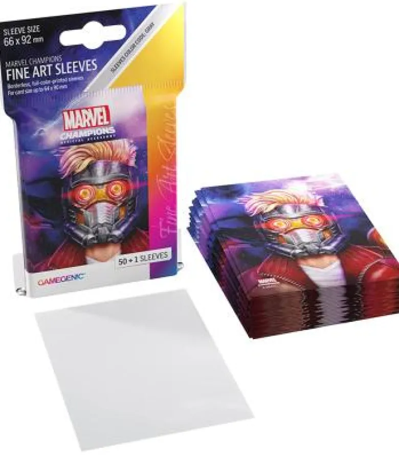 17 - Gamegenic: Marvel Champions Art Sleeves 66x92mm (50) (Star-Lord)