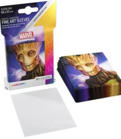 15 - Gamegenic: Marvel Champions Art Sleeves 66x92mm (50) (Groot)