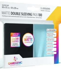 Gamegenic: Matte Double Sleeving Pack 66x91mm (2x100)