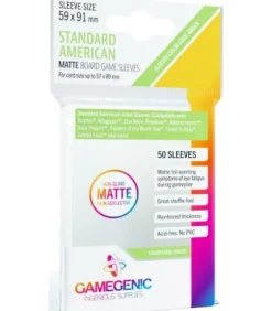 Gamegenic: Matte Standard American Sleeves 59x91mm (50)
