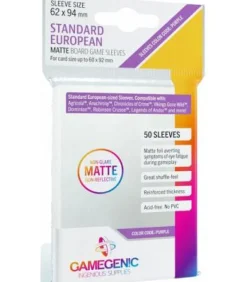 Gamegenic: Matte Standard European-Sized Sleeves 62x94mm (50)