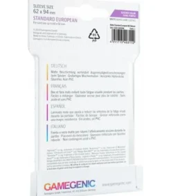 Gamegenic: Matte Standard European-Sized Sleeves 62x94mm (50)