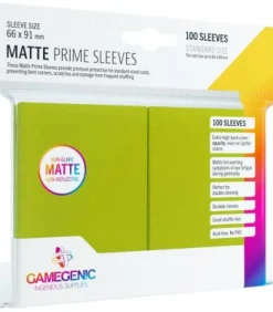 Gamegenic: Pack Matte Prime Sleeves (Verde Lima) (100)
