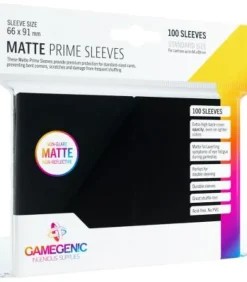 Gamegenic: Pack Matte Prime Sleeves (Negro) (100)