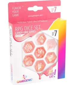 Gamegenic: Peach RPG Dice Set (7pcs)