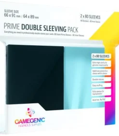 Gamegenic: Prime Double Sleeving Pack 66x91mm (2x80)
