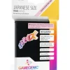 Gamegenic: Prime Japanese Sleeves 62x89mm (60) (Negro)