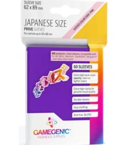 Gamegenic: Prime Japanese Sleeves 62x89mm (60) (Morado)