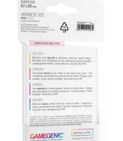 Gamegenic: Prime Japanese Sleeves 62x89mm (60) (Blanco)