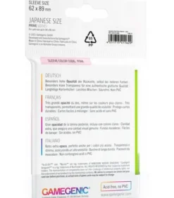 Gamegenic: Prime Japanese Sleeves 62x89mm (60) (Lima)