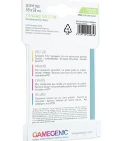 Gamegenic: Prime Standard American Sleeves 59x91mm (50)