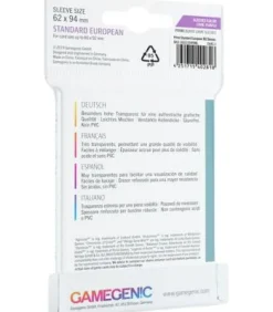 Gamegenic: Prime Standard European-Sized Sleeves 62x94mm (50)